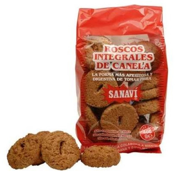 Sanavi Roscos De Canela Integrales Bio 400G
