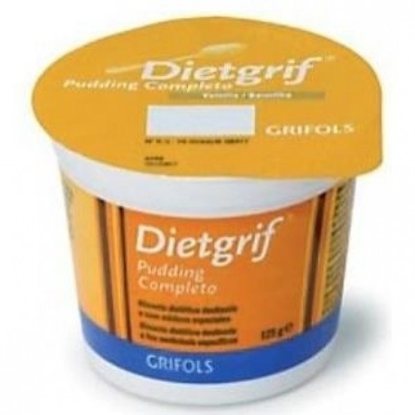 Dietgrif Pudding Completo Sabor Vainilla 125G 24Uds