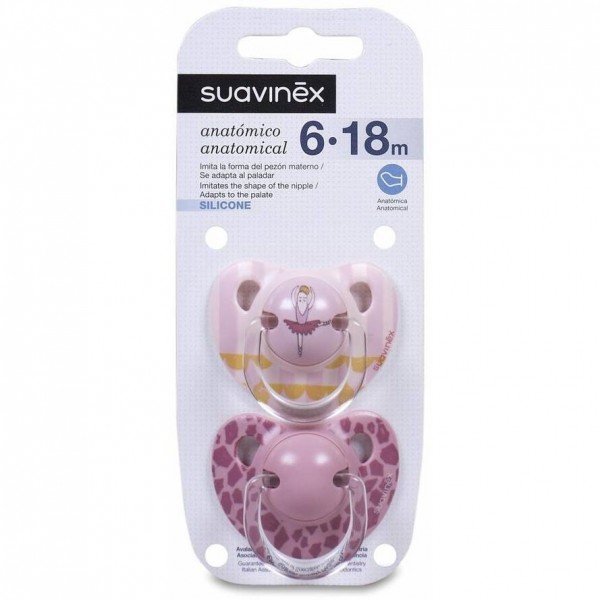 Anatomica 2019 Chupete Anatómico Silicona 6-18M Surtido 2 U