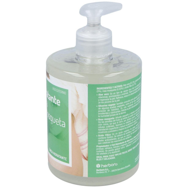 Fortederma Gel Hidratante Aloe Y Rosa Mosqueta Bio 500Ml