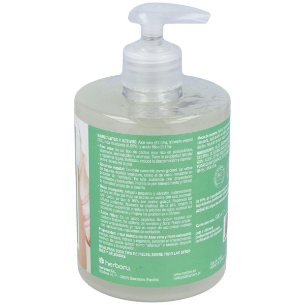 Fortederma Gel Hidratante Aloe Y Rosa Mosqueta Bio 500Ml