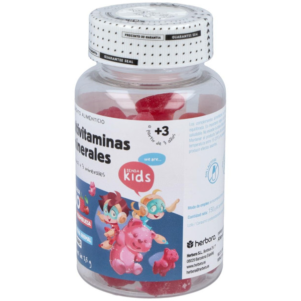 Senda Kids Multivitaminas Y Minerales 60Gummies.
