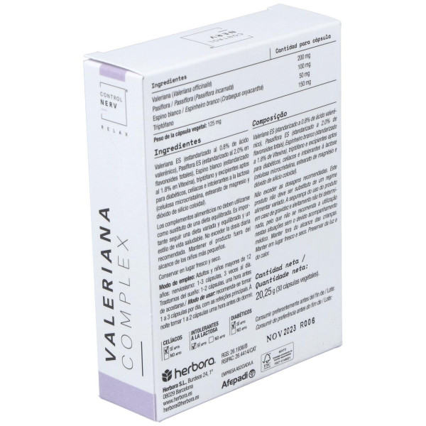 Herbora Valeriana Complex 30Caps