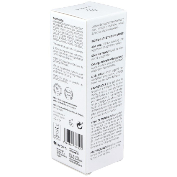 Herbora Dama Gel Hidratante Lubricante Bio 50Ml