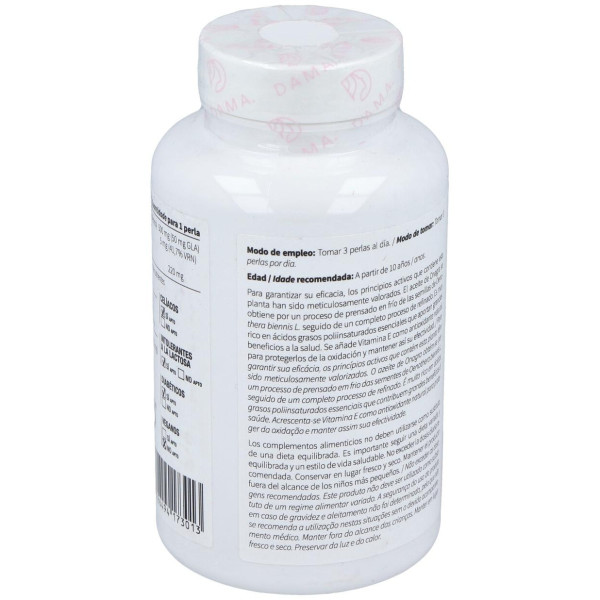 Dama Aceite De Onagra Y Vitamina E 180 Perlas