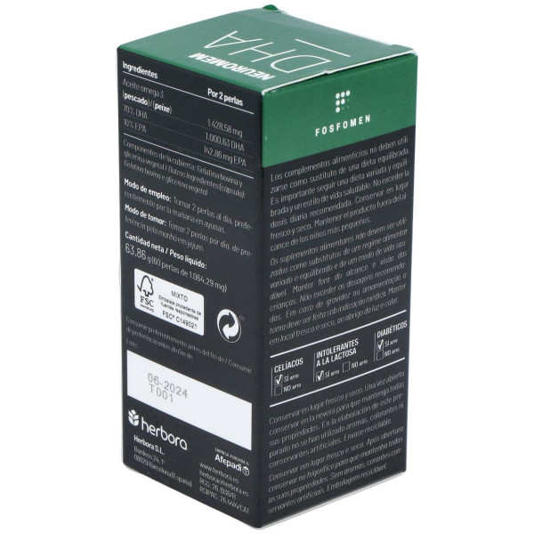 Fosfomen Neuromem Dha 60 Perlas