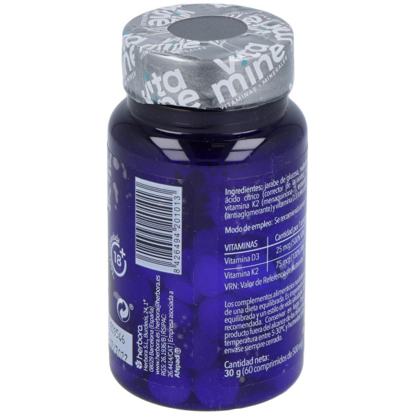 Vitamine Vitamina D3 + K2 60Comp. Mast.