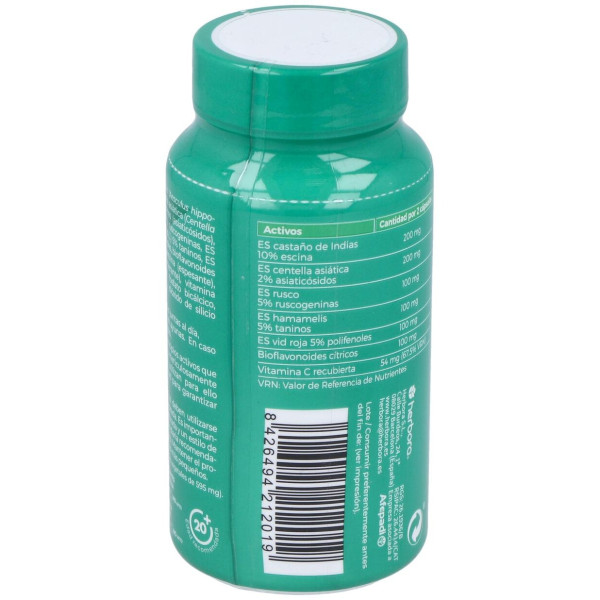 Opticir Castaño-Centella-Ruscus-Vid-Hamameli 60Cap