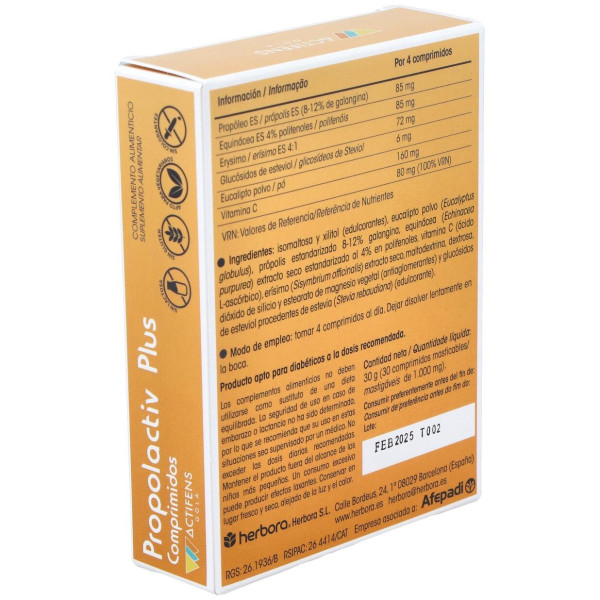 Actifens Propolactiv Plus 30Comp.