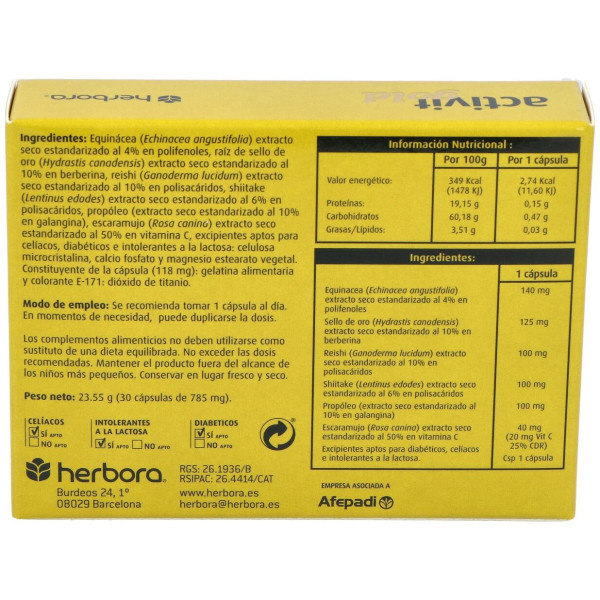 Activit Gold 30Cap.