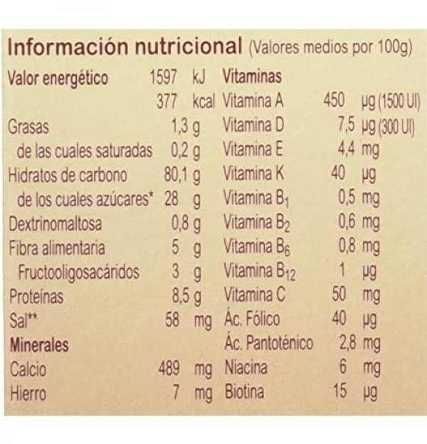 Blevit Plus Sin Gluten (1 Envase 300 G)