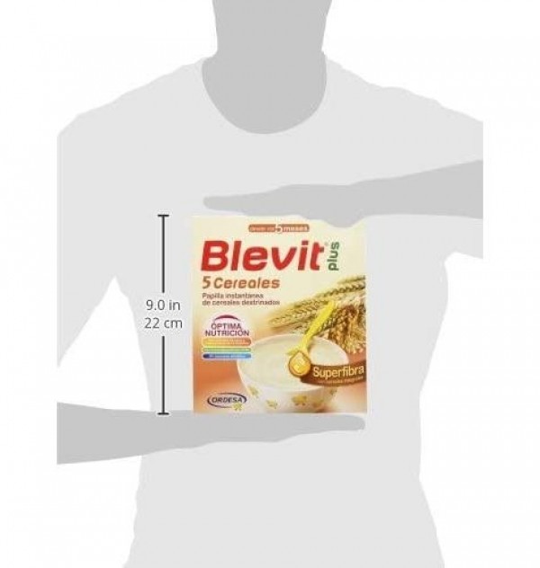 Blevit Plus Superfibra Papilla 5 Cereales (1 Envase 600 G)
