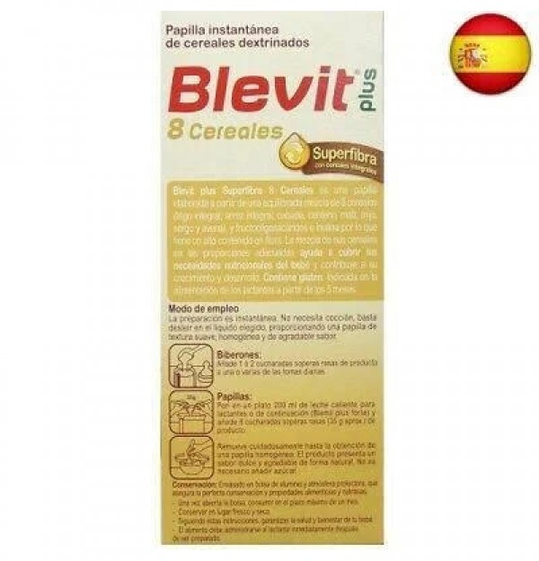 Blevit Plus Superfibra 8 Cereales (1 Envase 600 G)
