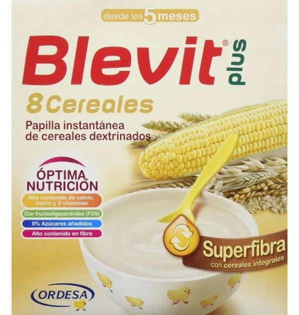 Blevit Plus Superfibra 8 Cereales (1 Envase 600 G)