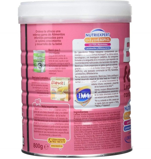 Blemil Plus 2 Forte (1 Envase 800 G)