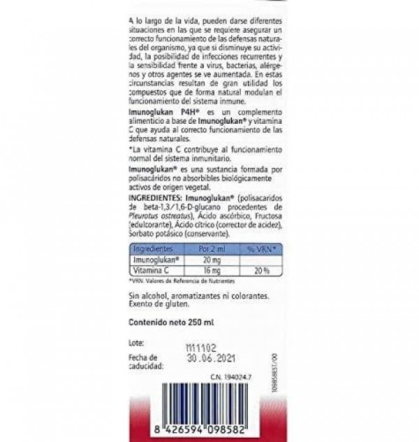 Imunoglukan Suspension Oral (1 Envase 250 Ml)
