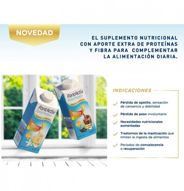 Fontactiv Forte Protein (1 Tetrabrick 200 Ml Sabor Vainilla)