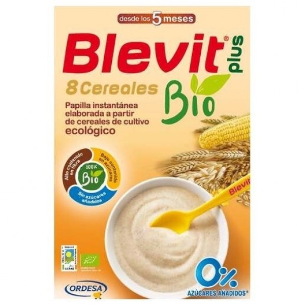 Blevit Plus Bio 8 Cereales, 250 G