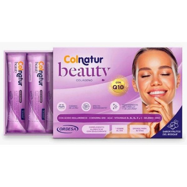 Colnatur Beauty Colágeno Q10 30Sobres + Beauty Bar