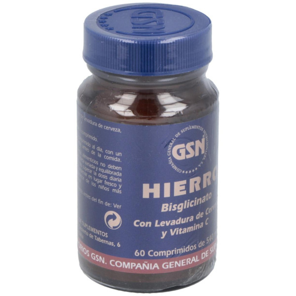 Gsn Hierro Vitamina C 60Comp