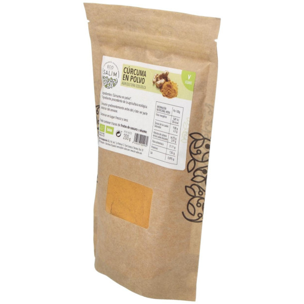 Curcuma En Polvo 200Gr. Bio Vegan