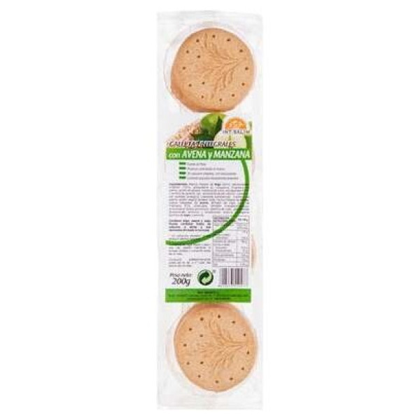 Int-Salim Galletas De Avena Y Manzana Bio 200G