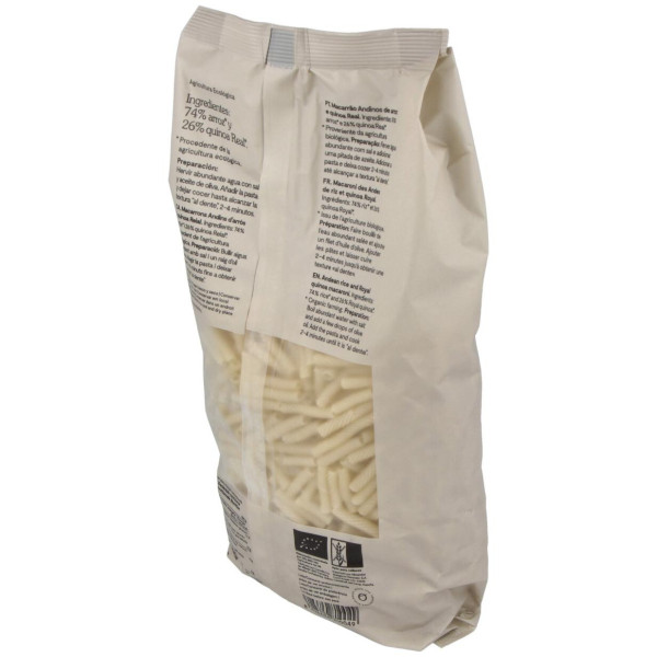 Oleanders Macarrones Arroz Quinoa Sin Gluten 500G