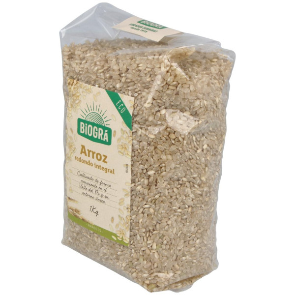 Bioga Arroz Integal Redondo Bio 1Kg