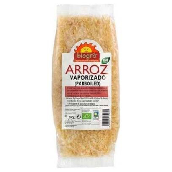 Biogra Arroz Vaporizado Parboiled 500G