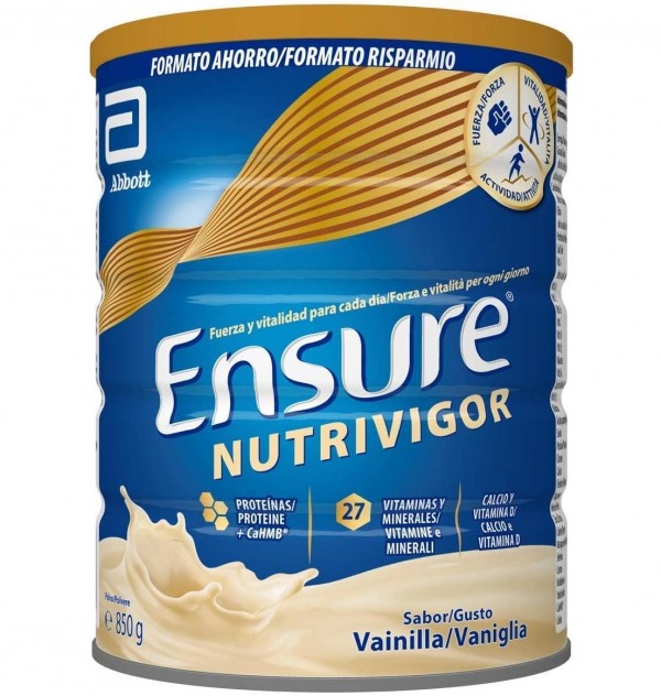 Ensure Nutrivigor, 850 g, Sabor Vainilla. - Abbott