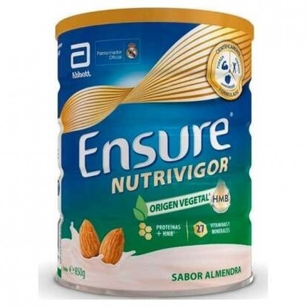 Ensure Nutrivigor Con Sabor A Almendra Suplemento Dietético 400G