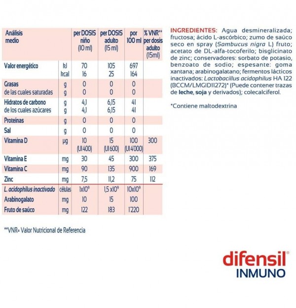 Difensil Inmuno (1 Bote 150 Ml)