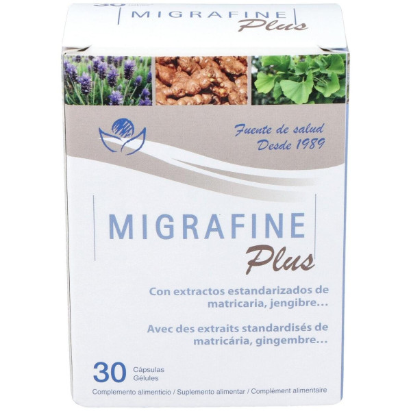 Bioserum Migrafine Plus 30 Cápsulas