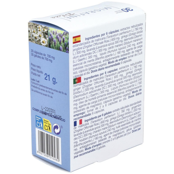 Bioserum Migrafine Plus 30 Cápsulas