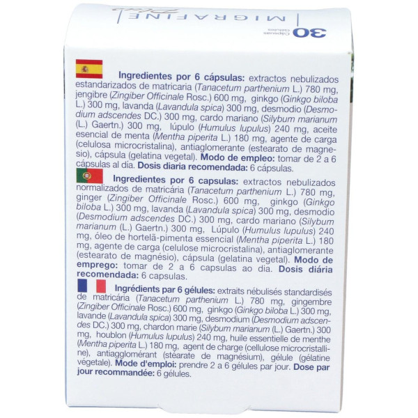 Bioserum Migrafine Plus 30 Cápsulas