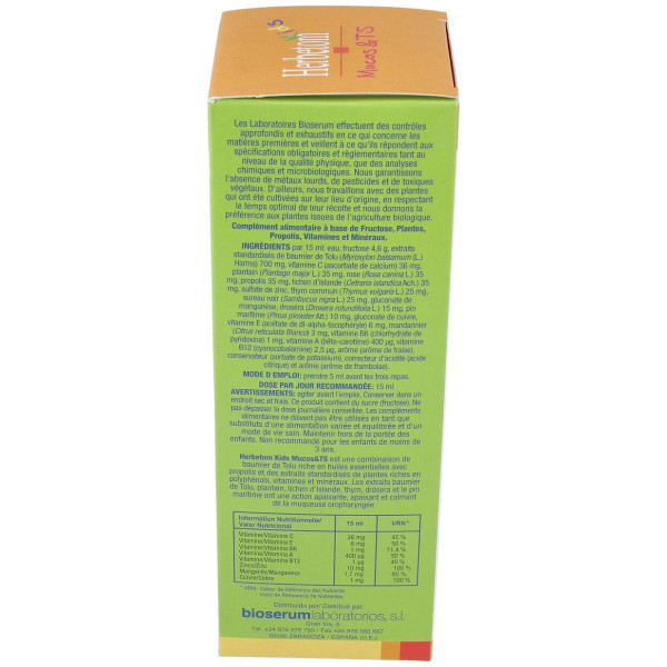 Herbetom Kids Mucos Ts (Bb 100 Tos) 250Ml