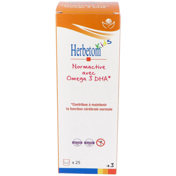 Herbetom Kids Normactive Con Omega 3Dha 250Ml.