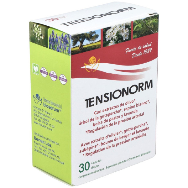 Bioserum Tensionorm 30 Cápsulas