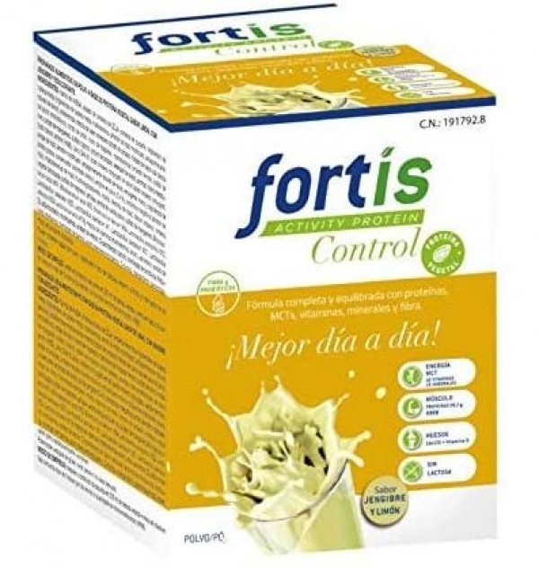 Fortis Activity Protein Control (7 Sobres Sabor Jenjibre Limon)