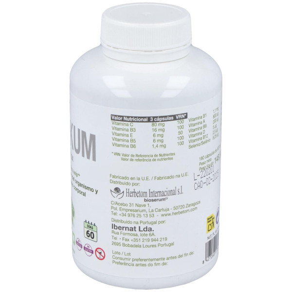 Herbetom Aminikum 180 Cápsulas