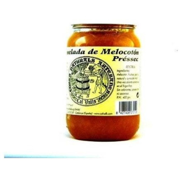 Cal Valls Mermelada Melocotón Sin Azúcar 400 G