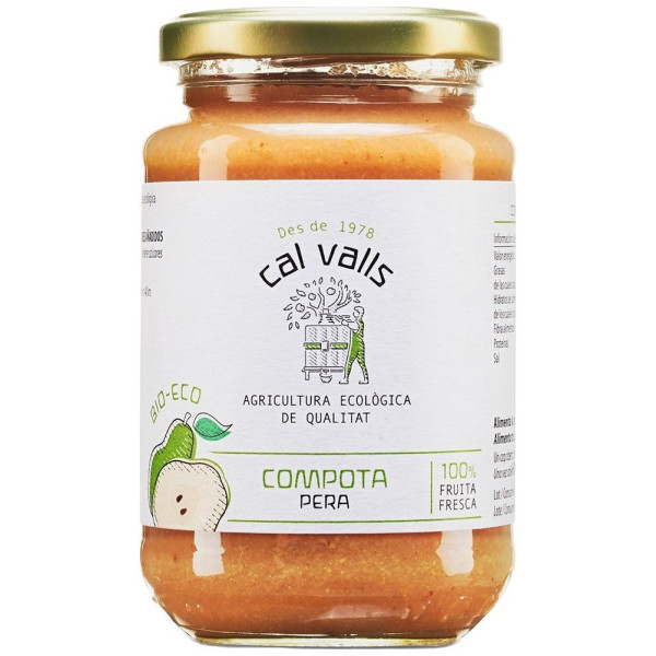 Cal Valls Compota Pera Eco 350G