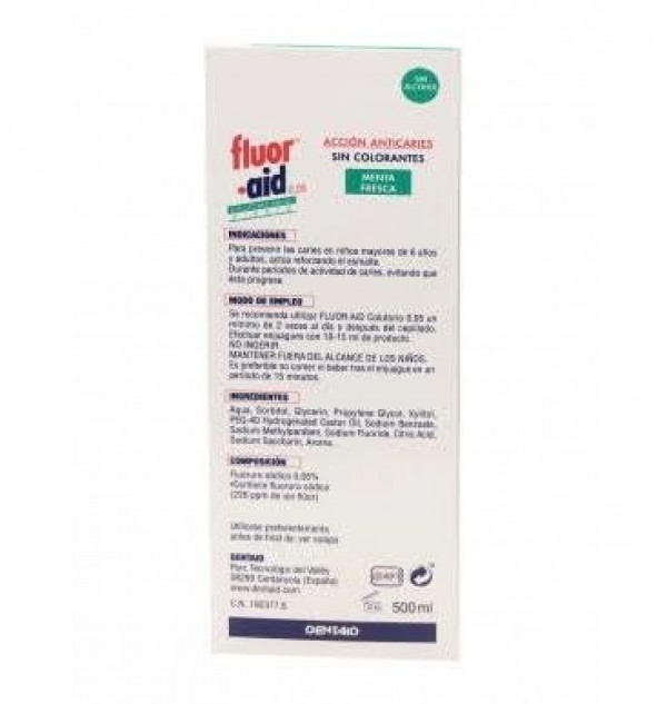 Fluor Aid 0,05 Col (1 Envase 500 Ml)