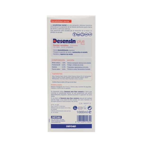 Desensin Plus Colutorio Dental (1 Envase 1000 Ml)