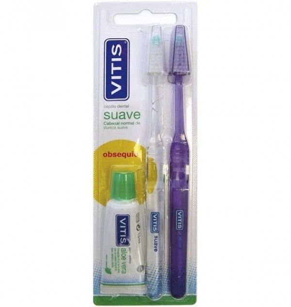 Cepillo Dental Adulto - Vitis (Suave Duplo)