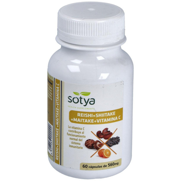 Sotya Reishi Maitake Y Shiitake 60Cáps