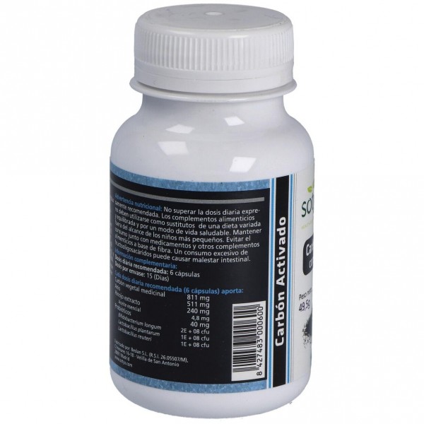 Sotya Carbón Activado Con Probióticos 90Caps