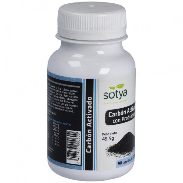 Sotya Carbón Activado Con Probióticos 90Caps