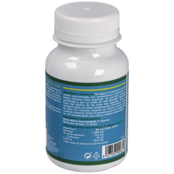 Sotya Chitosán + Té Verde + Vitamina C 600Mg 100Cáps