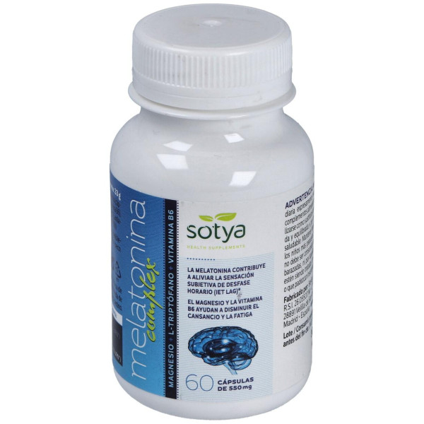 Sotya Melatonina Complex 550 Mg 60 Cápsulas